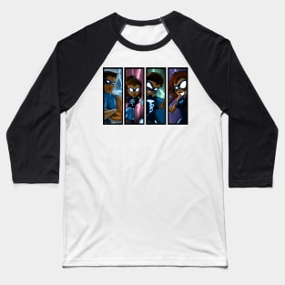 Family of Superheroes Baseball T-Shirt